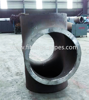 Asme B16.9 Fittings Tee Carbon Steel Seamless Straight Through / Reduce Dn50