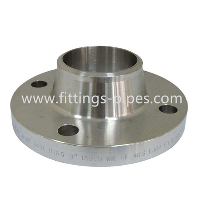 Astm A182 Stainless Steel Flanges , Slip On Weld Neck Flange F304 Material Grade