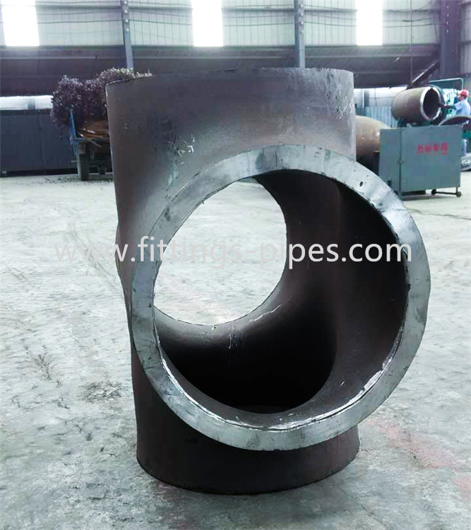 Asme B16.9 Fittings Tee Carbon Steel Seamless Straight Through / Reduce Dn50